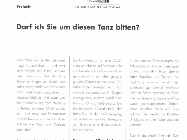 Darf ich Sie um diesen Tanz bitten?